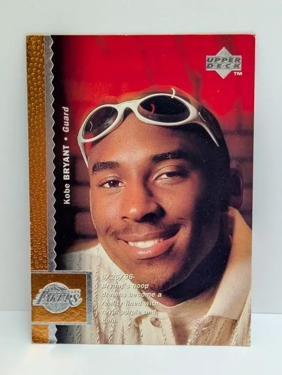 1996 Upper Deck Kobe Bryant Rookie #58 Corners
