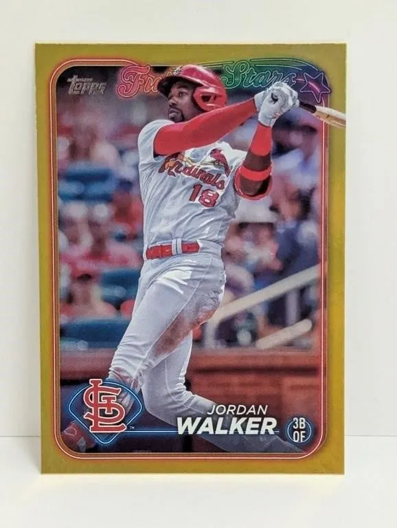 2024 Topps Gold Foil Jordan Walker Future Stars