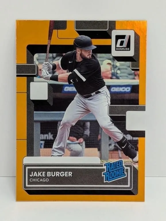 2022 Donruss Orange Foil Rated Rookie Jake Burger