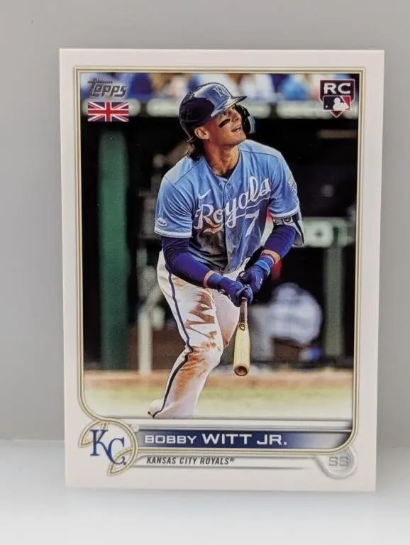 2022 Topps Bobby Witt Jr #50 RC UK Edition