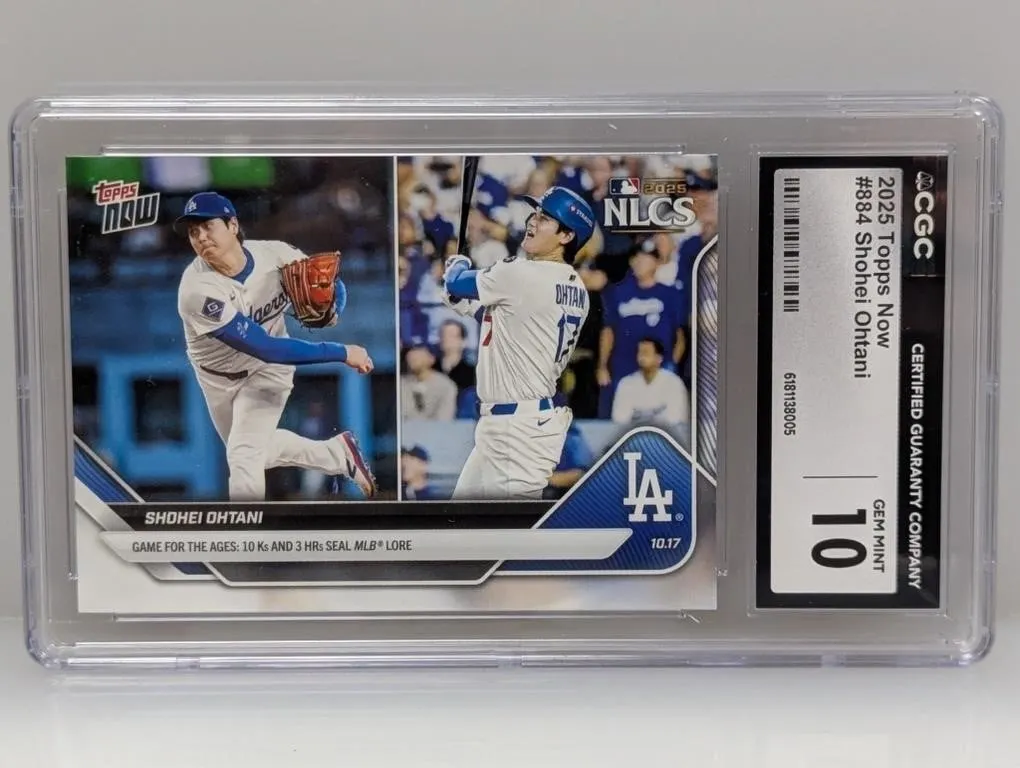 2025 Topps Now Shohei Ohtani 884 CSG 10