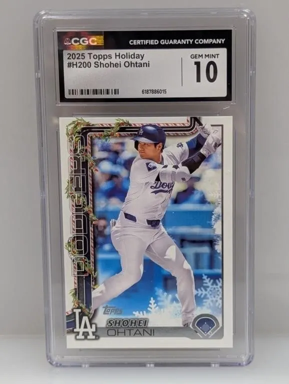 2025 Topps Holiday Shohei Ohtani H200 CSG 10