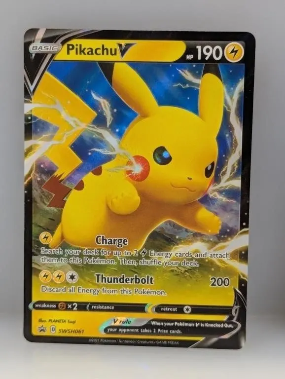 Pokemon 2020 Pikachu V Promo