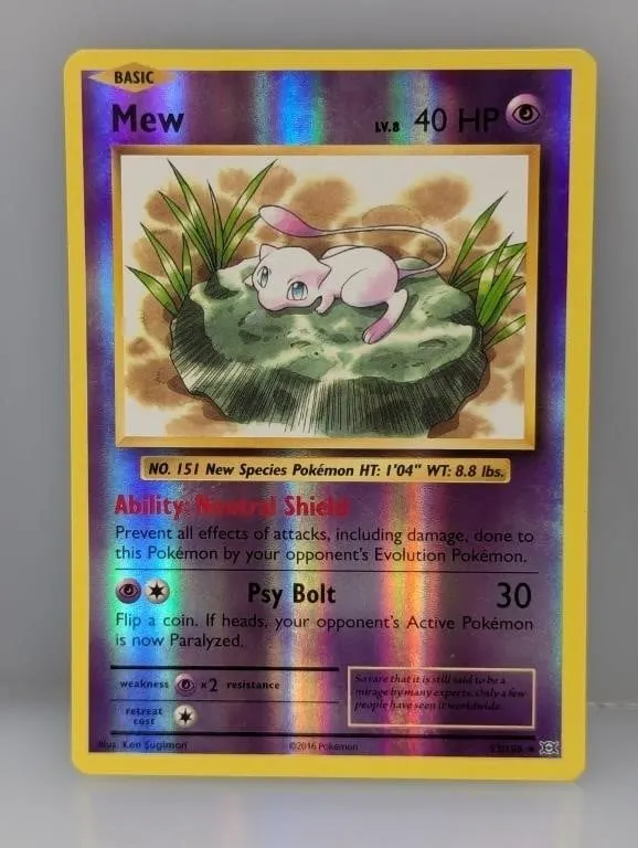 Pokemon 2016 Mew Reverse Holo 53