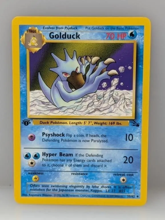 Pokemon 1999 1st Edition Golduck 35