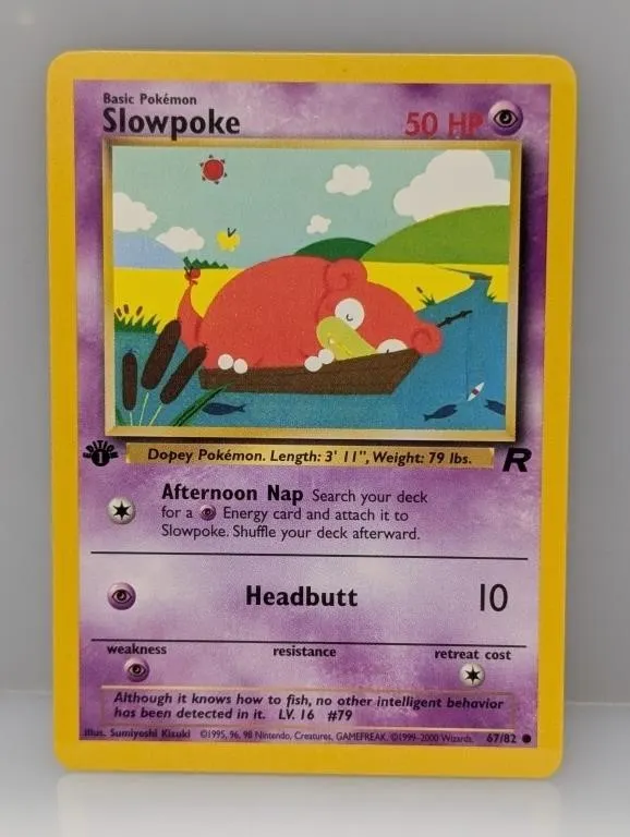 Pokemon 2000 1st Edition Slowpoke 67