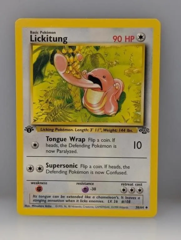 Pokemon 1999 1st Edition Lickitung 38
