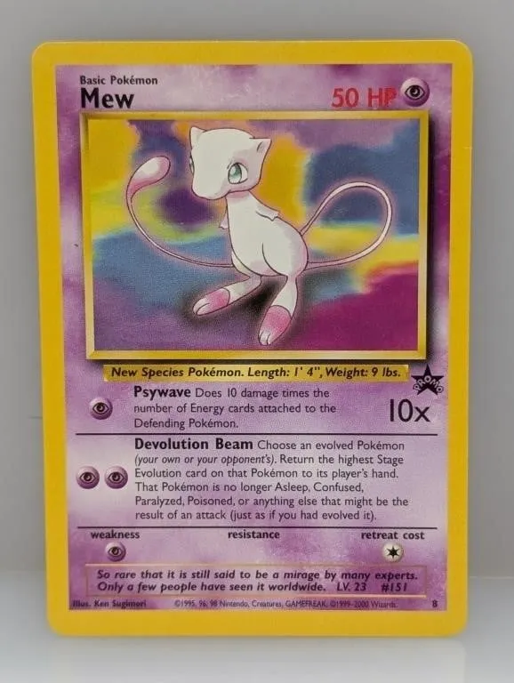 Pokemon 2000 Mew Promo *Crease/Surface/Edges