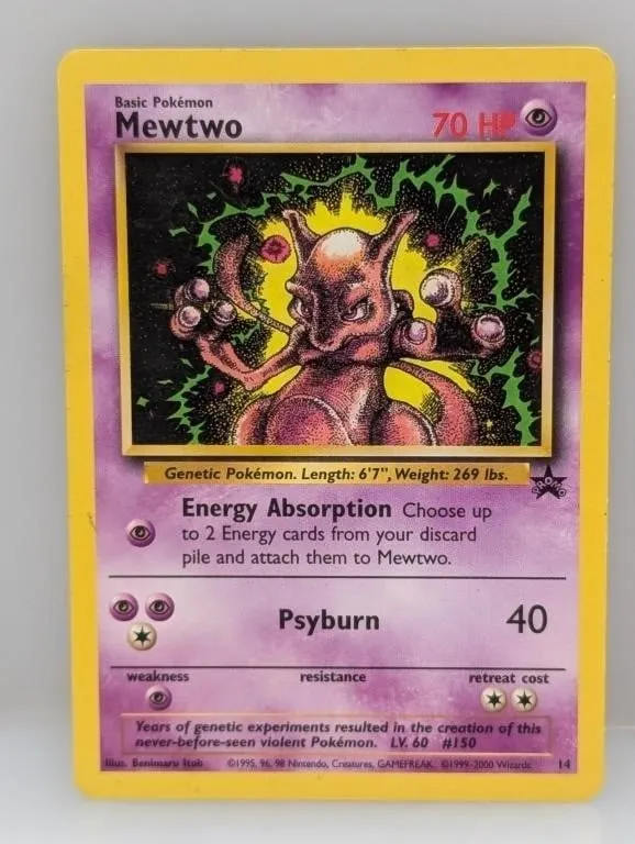 Pokemon 2000 Mewtwo Promo *Dents/Surface/Edges