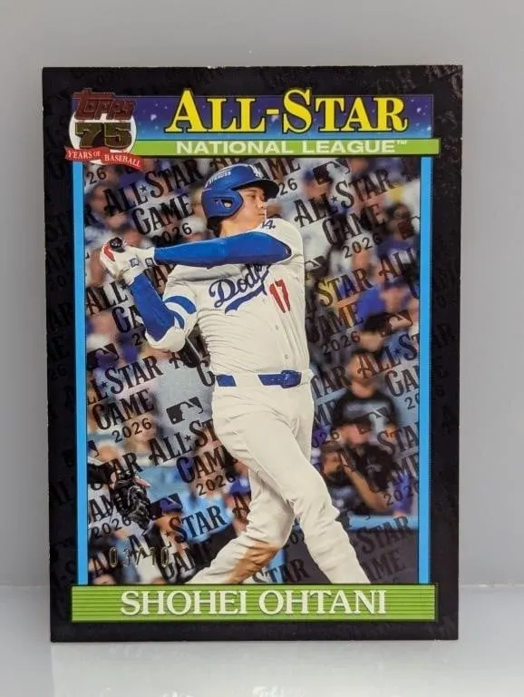 /10 2026 Topps Shohei Ohtani All-Star Black Edge