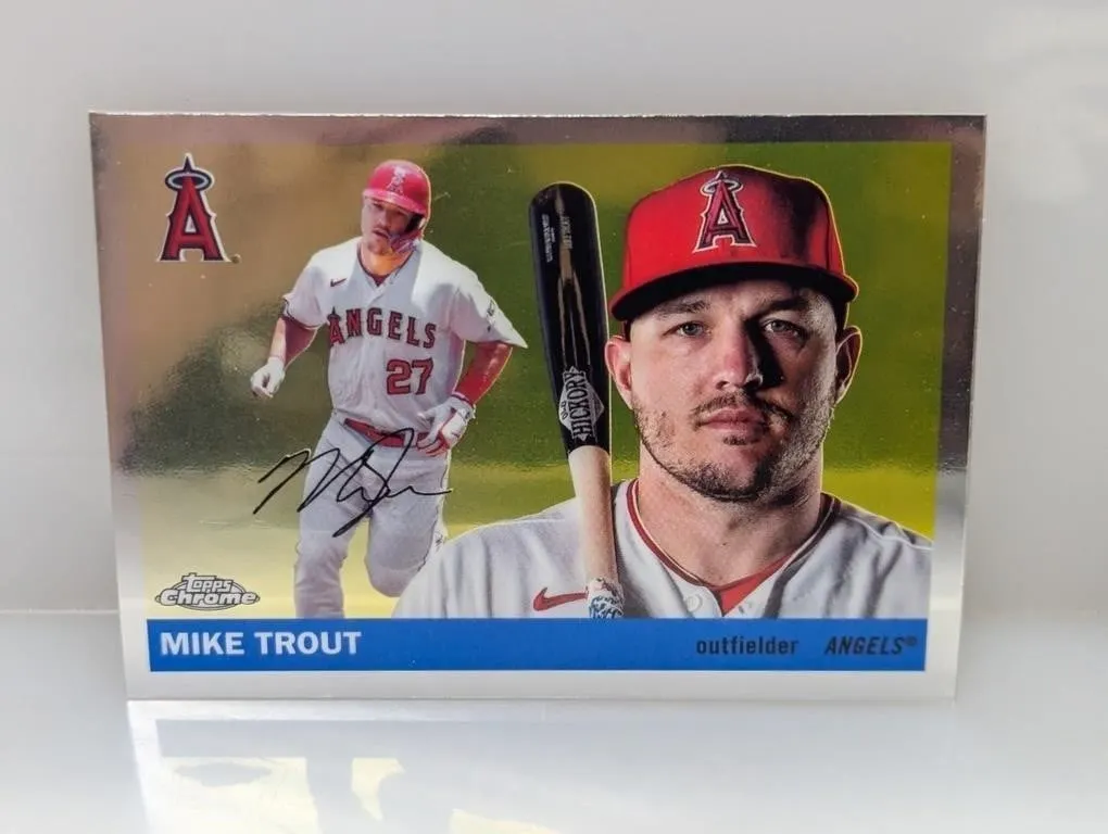 2025 Topps Chrome Platinum Mike Trout #1
