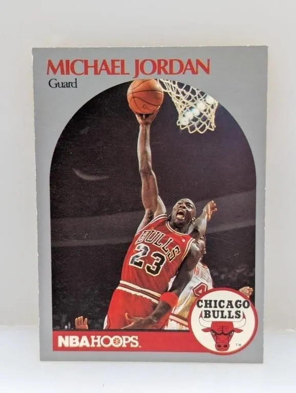 1990-1991 NBA Hoops Michael Jordan #65 Surface