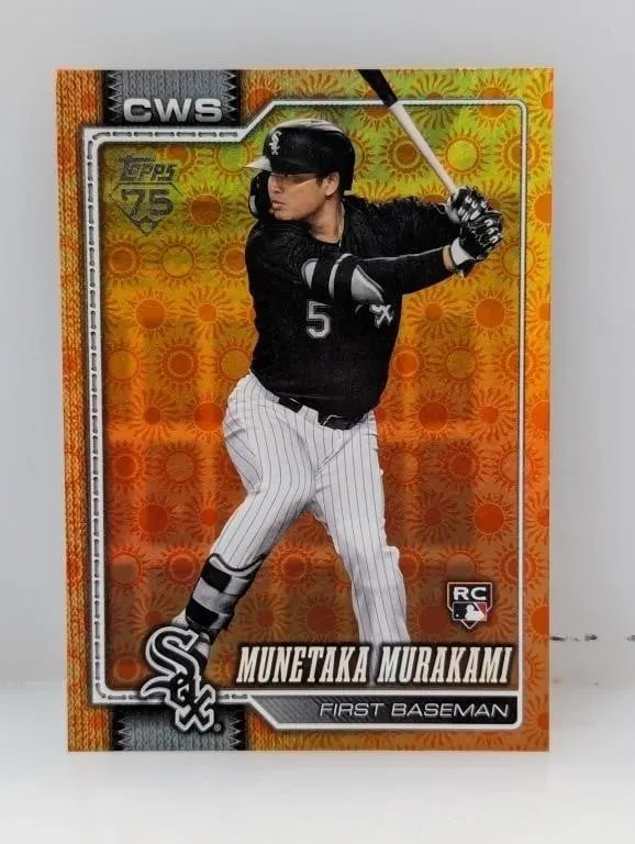 2026 Topps Orange Sun Foil Munetaka Murakami RC