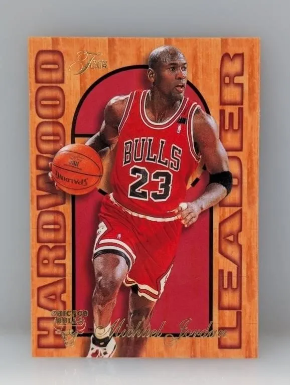 1995-96 Fleer Flair Michael Jordan Hardwood Leader