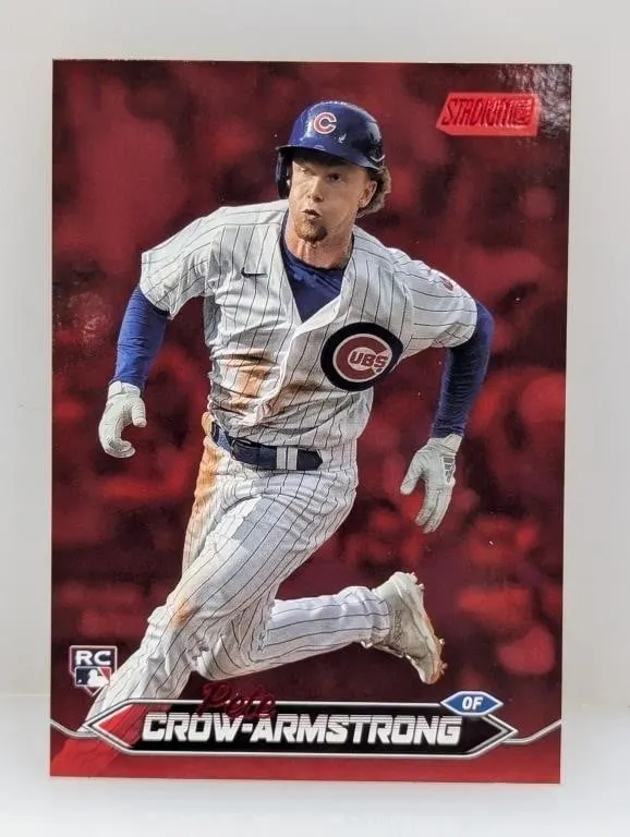2024 Stadium Club Red Pete Crow-Armstrong RC #29