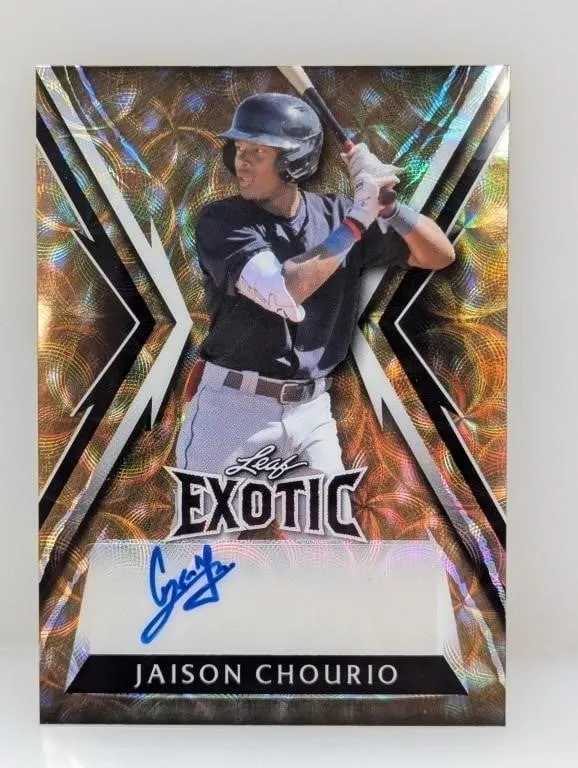 2023 Leaf Exotic Jaison Chourio Autograph SP 2/5