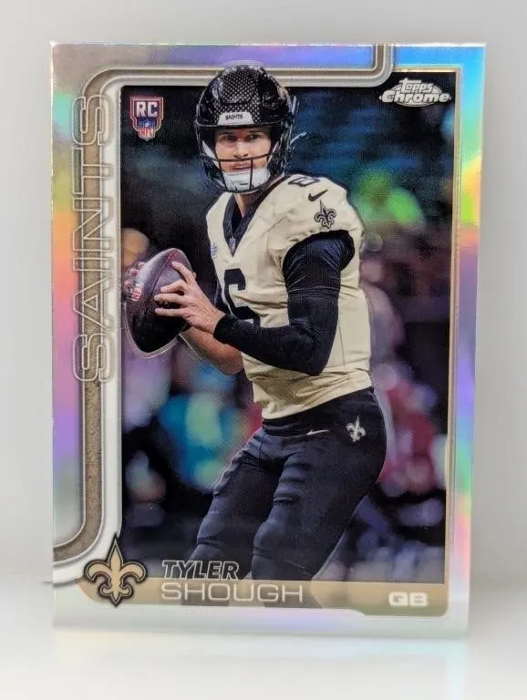 2025 Topps Chrome Refractor Rookie Tyler Shough