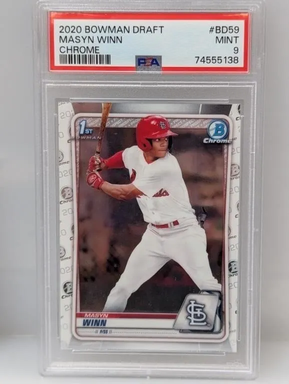 2020 Masyn Winn Bowman Chrome 1st PSA 9