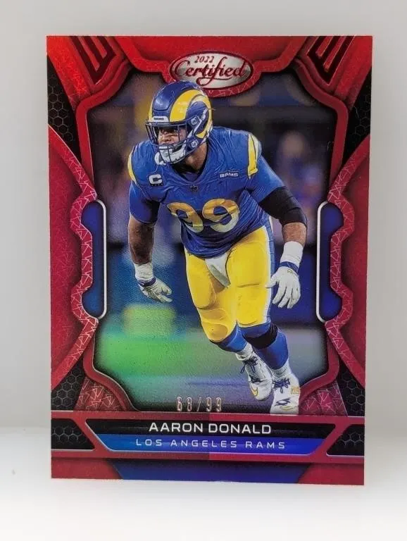 2022 Aaron Donald Panini Certified Red /99
