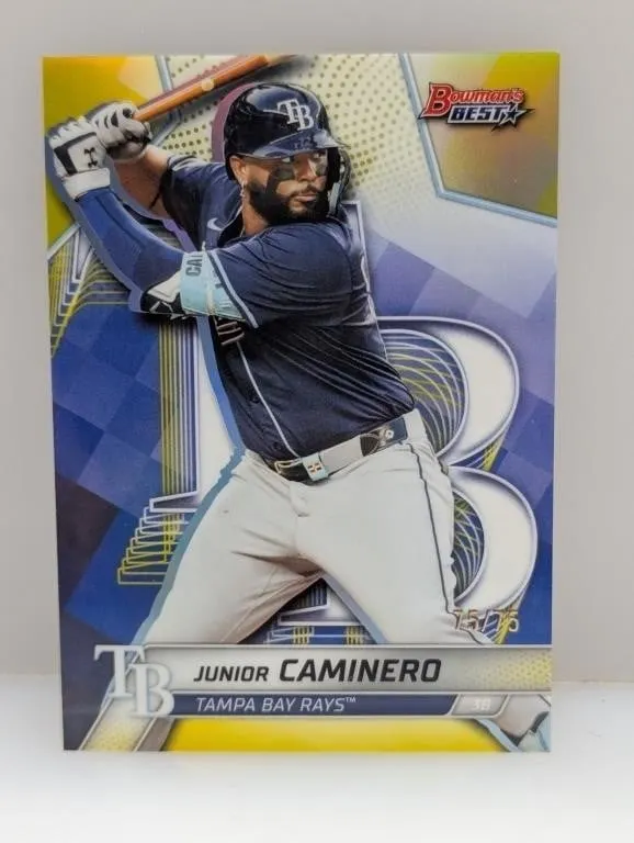 2025 Caminero Bowman's Best Yellow Ref 75/75