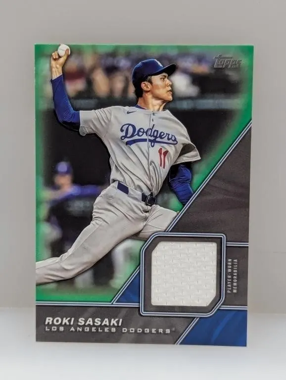 2026 Roki Sasaki Topps MLM Green Jersey /99