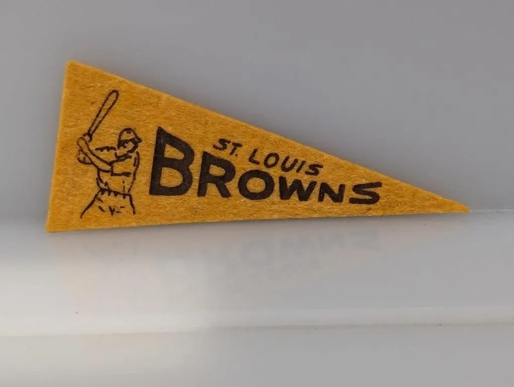 1950's American Nut St. Louis Browns Pennant