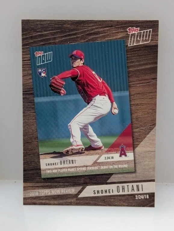 2019 Shohei Ohtani Topps Now Rookie Review Tn-2