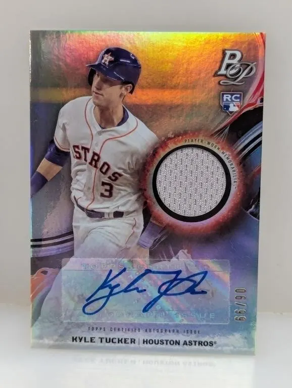 2019 Tucker Bowman Plat Relic Auto RC /99 Surface