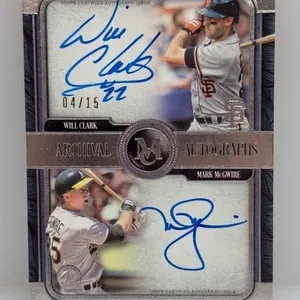 2019 Mcgwire Clark Topps MC Archival 2x Auto /15 C