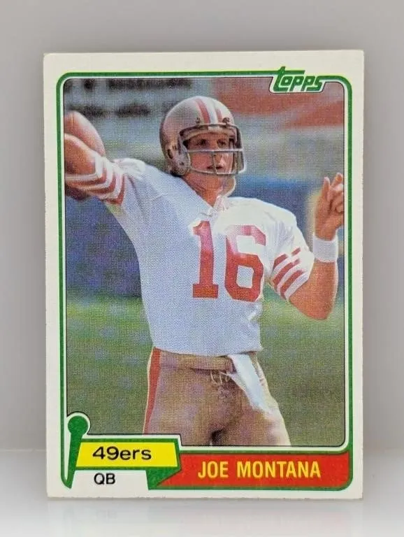 Joe Montana 1981 Topps Rookie #216