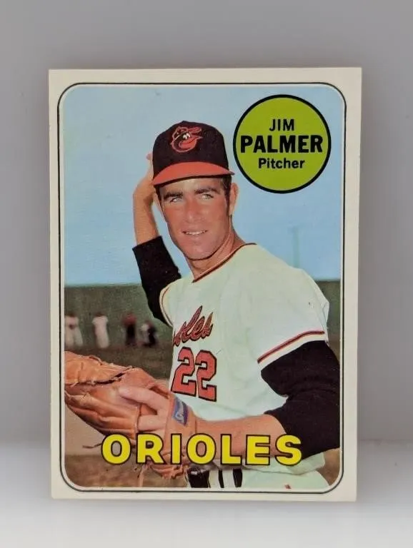 1969 TOPPS Baseball JIM PALMER HOF 573