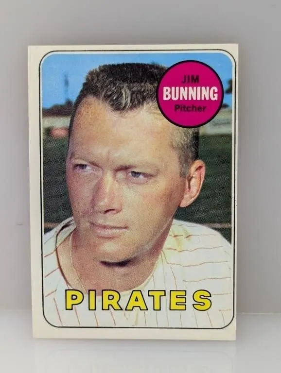 1969 TOPPS Baseball JIM BUNNING HOF 175