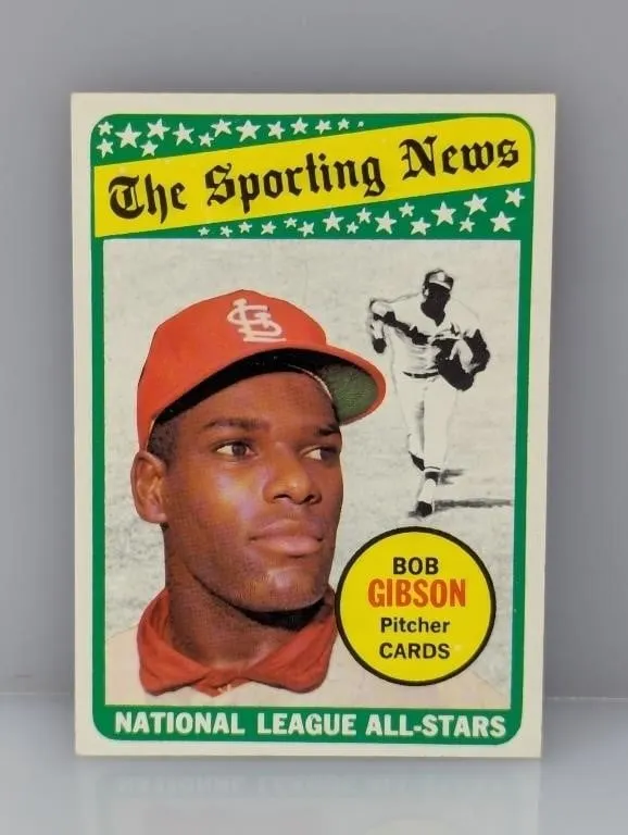 1969 TOPPS Baseball BOB GIBSON HOF 4.32
