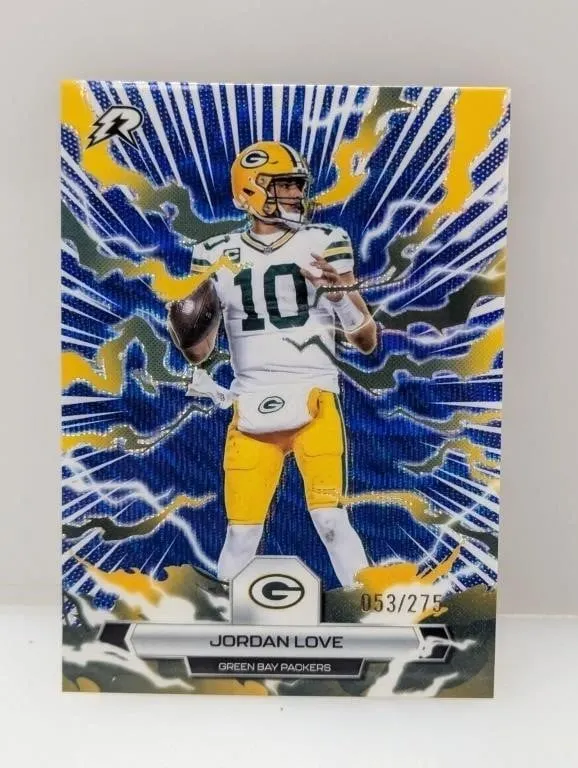 2025 Topps Resurgence Jordan Love Blue Surge /275