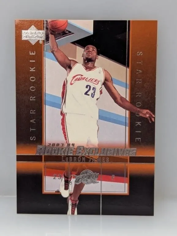 Lebron James 2003-04 UD Rookie Exclusives 1 Indent