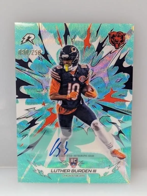 2025 Topps Resurge Burden III Aqua Surge Auto /250