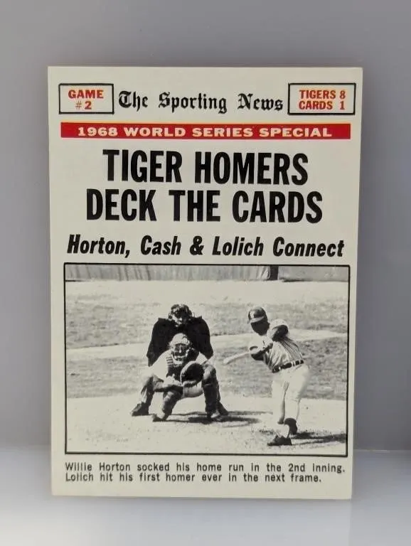 1969 TOPPS WSG2 TIGER HOMERS DECK TIGERS 163