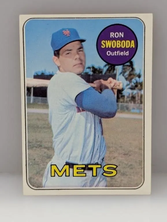 1969 TOPPS Baseball RON SWOBODA MIRACLE MET 585