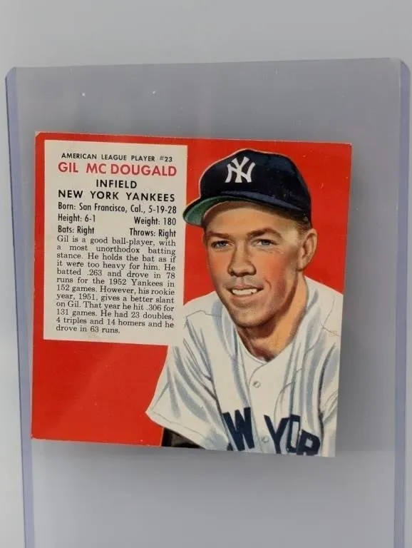 1953 RED MAN TOBACCO GIL McDOUGALD ROY 23A S/C