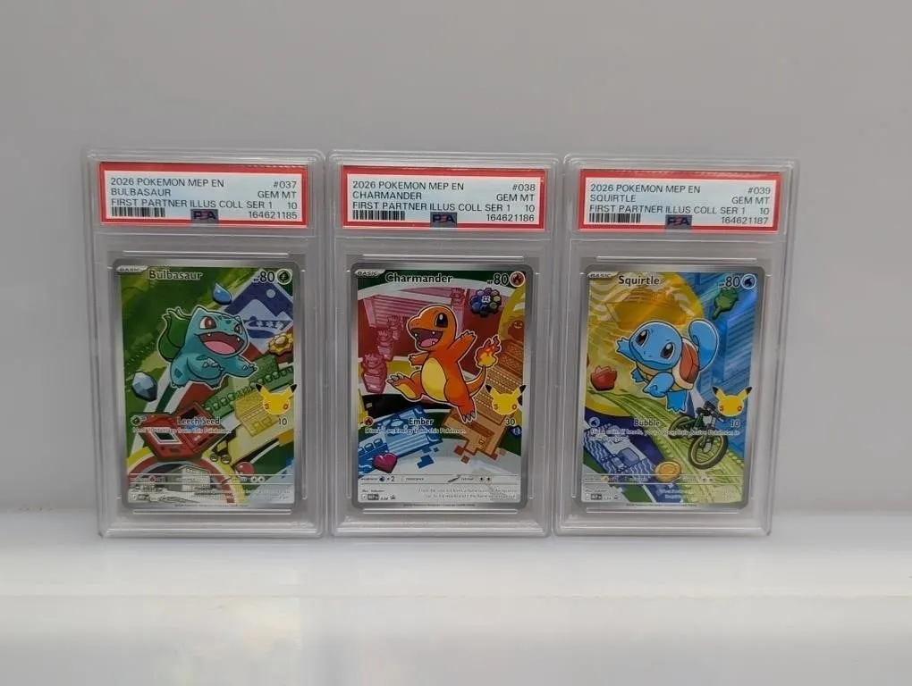 Pok�mon PSA 10 sequential Kanto Set