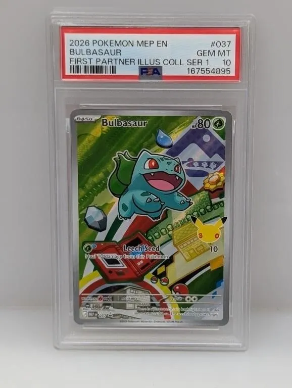Pok�mon PSA 10 Bulbasaur