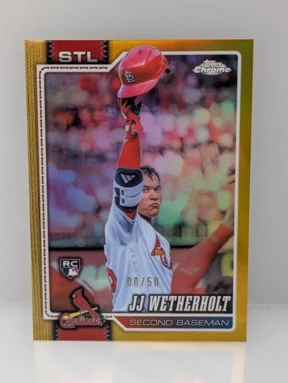 2025 Topps Chr Weatherholt True Gold Image Var /50