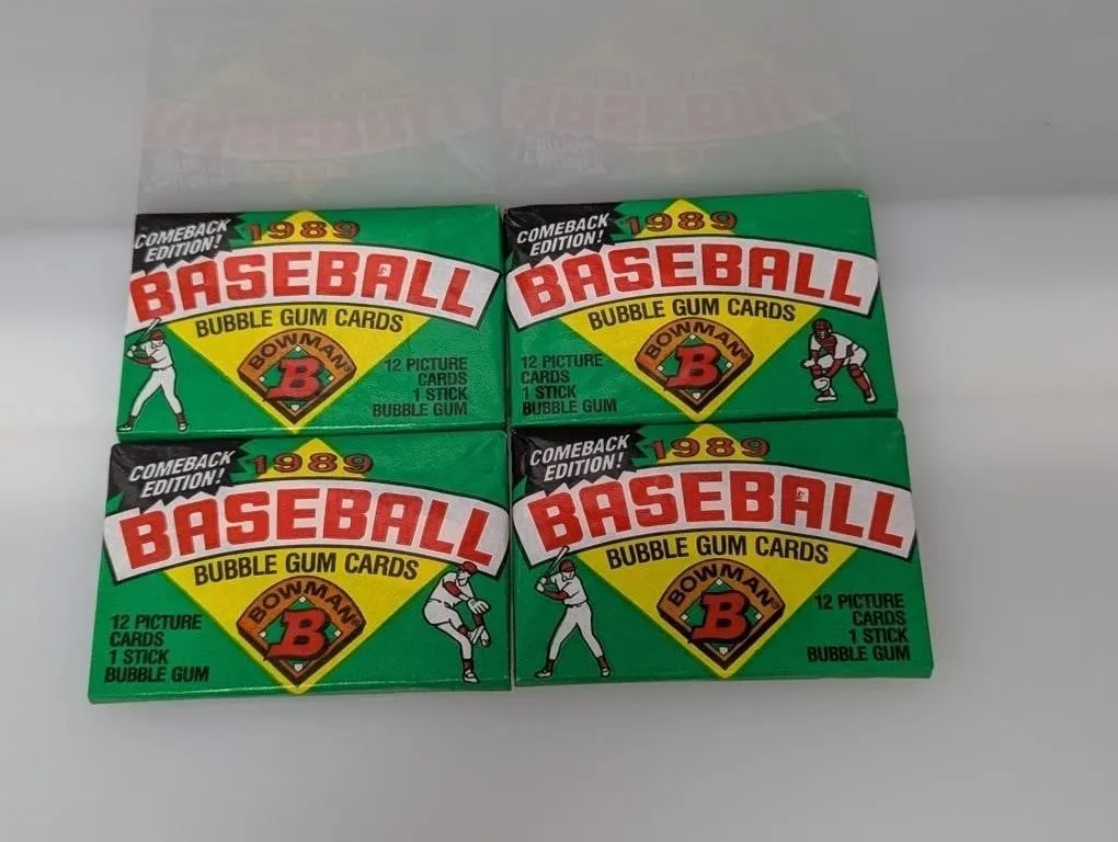 (4) 1989 Bowman Baseball Look Ken Griffy Jr RC