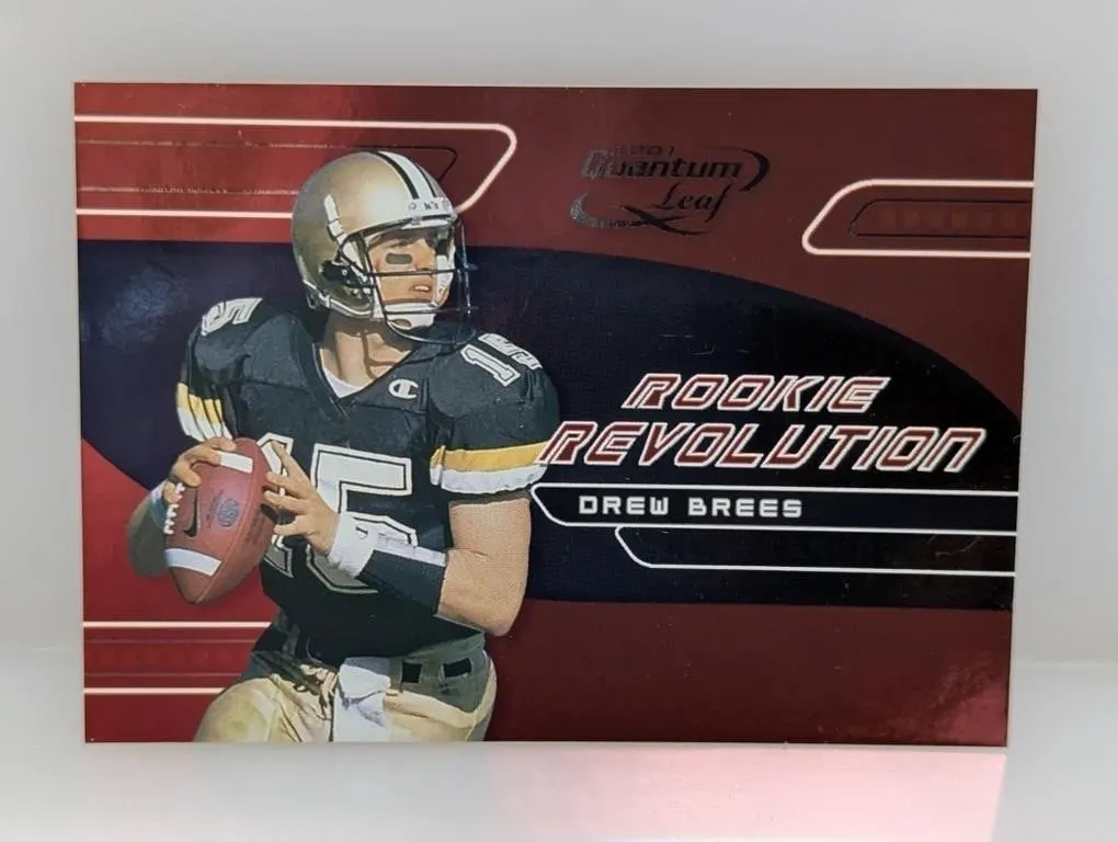 2001 Drew Brees RC Revolution Quantum Leaf /4000