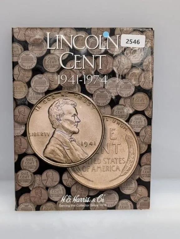 Complete + Lincoln Cent Book 1941-1974