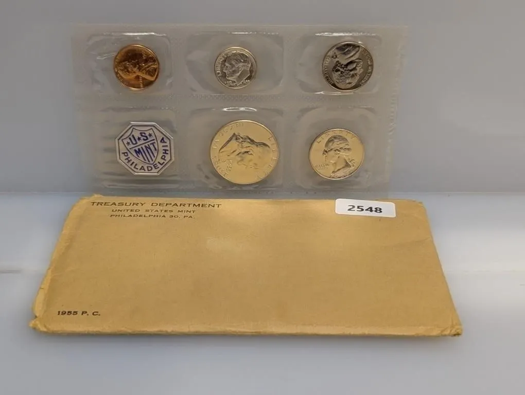 1955 90% Silv US Mint Set