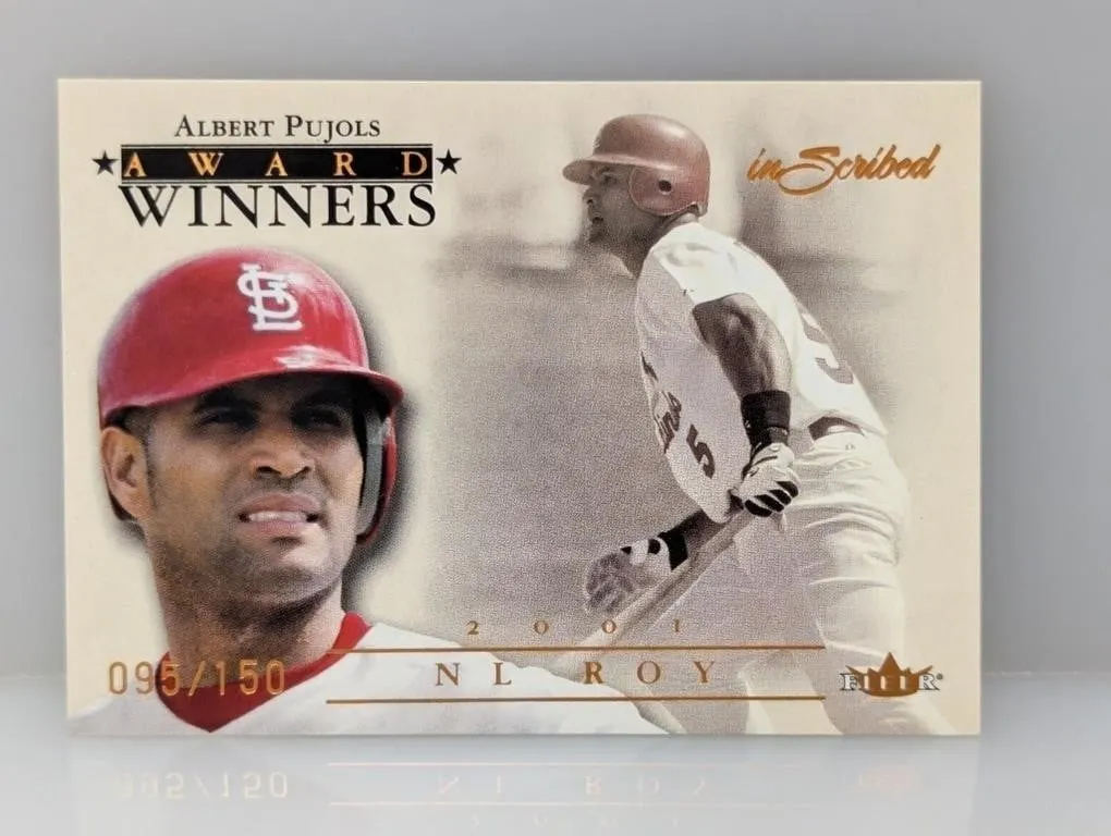 2004 Albert Pujols Fleer Award Winners ROY 95/150