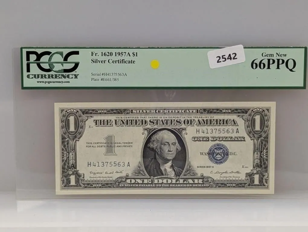 PCGS 1957-A $1 Silv Certificate