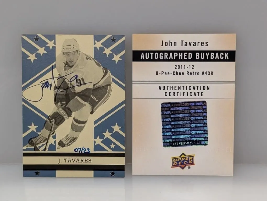 2013 7/23 Ud J. Tavares Auto Buyback Hockey