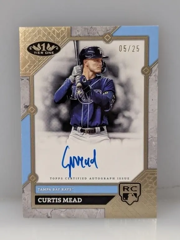 2024 Topps Tier One Curtis Mead Rookie Auto 5/25
